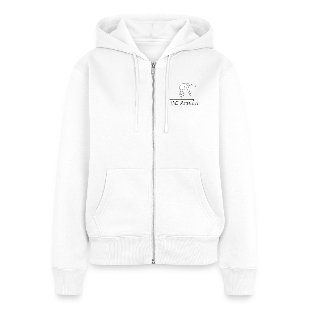 Frauen Premium Kapuzenjacke - Weiß