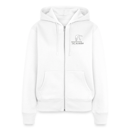 Frauen Premium Kapuzenjacke - Weiß