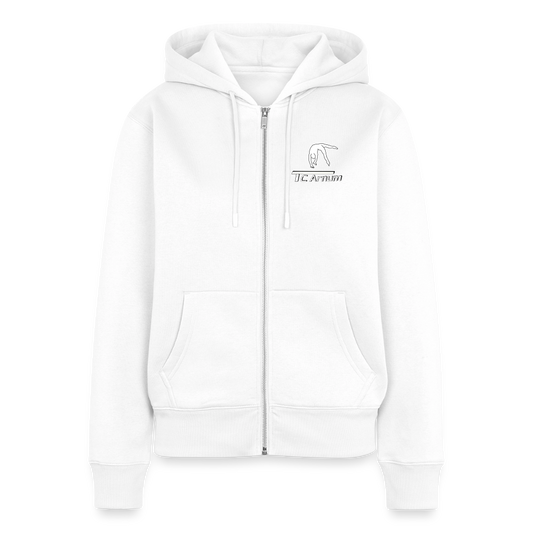 Frauen Premium Kapuzenjacke - Weiß