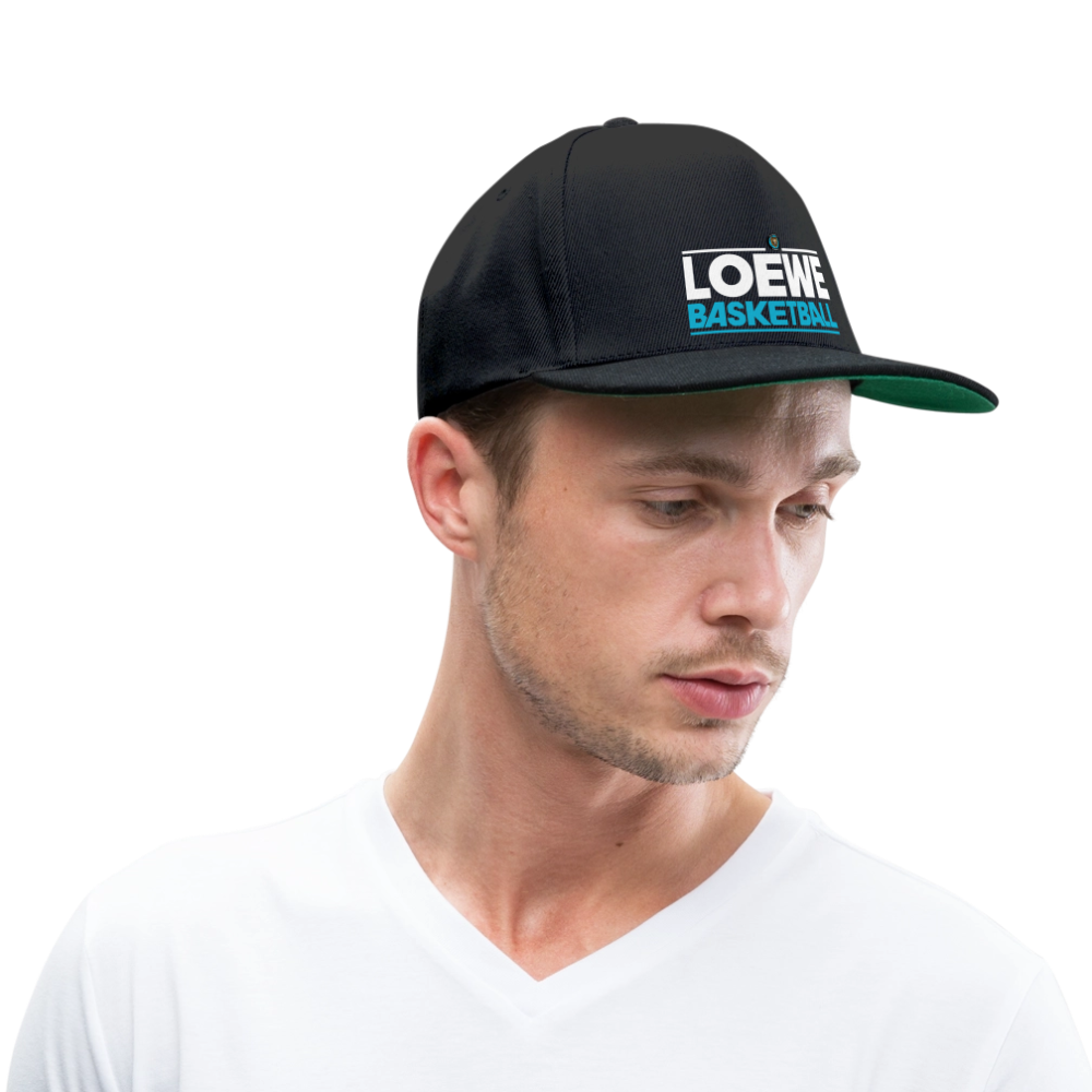 Snapback Cap - Schwarz/Schwarz
