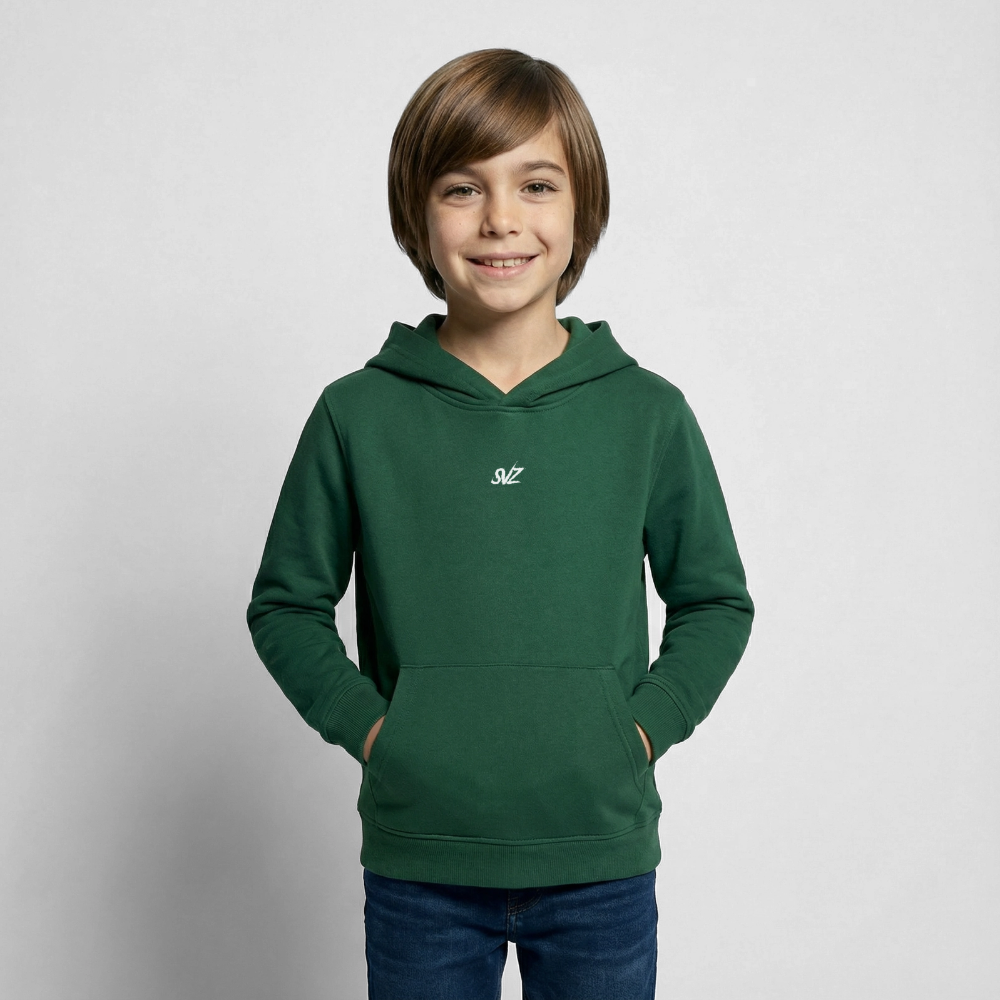 Kinder Hoodie - Flaschengrün