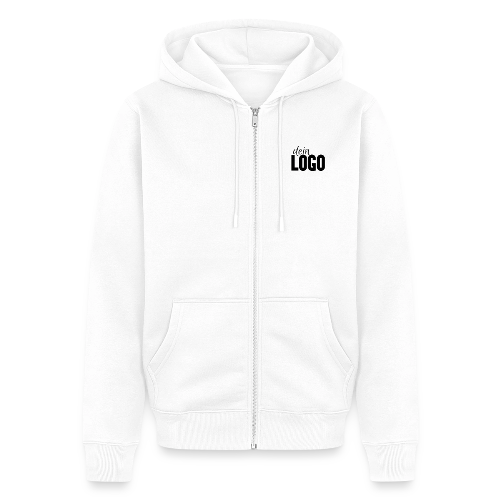 Männer Premium Kapuzenjacke - Weiß