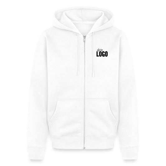 Männer Premium Kapuzenjacke - Weiß