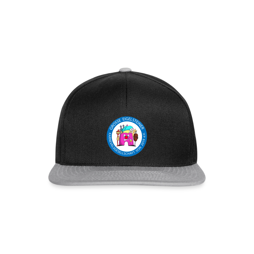 Snapback Cap - Schwarz/Grau