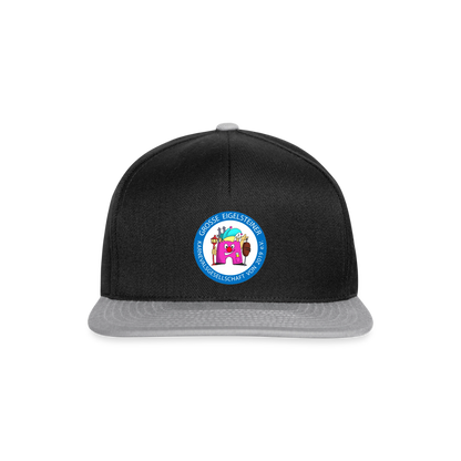 Snapback Cap - Schwarz/Grau