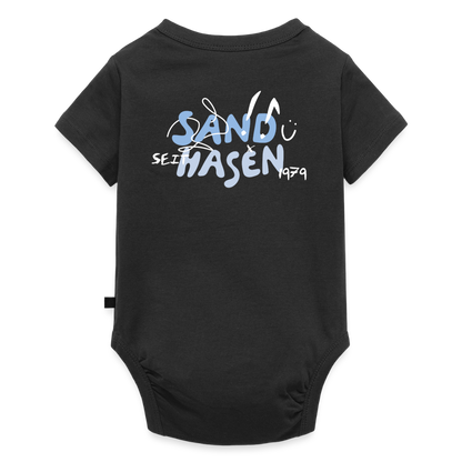 Baby Bio-Kurzarm-Body - Schwarz