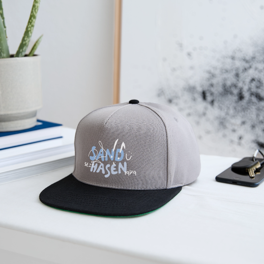 Snapback Cap - Graphit/Schwarz