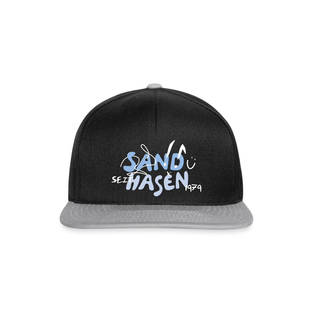 Snapback Cap - Schwarz/Grau
