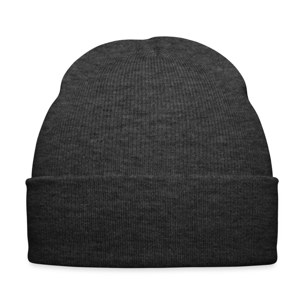 Bestickte Wintermütze - Asphalt