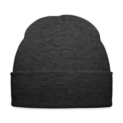 Bestickte Wintermütze - Asphalt