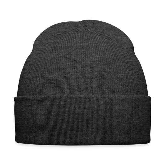 Bestickte Wintermütze - Asphalt