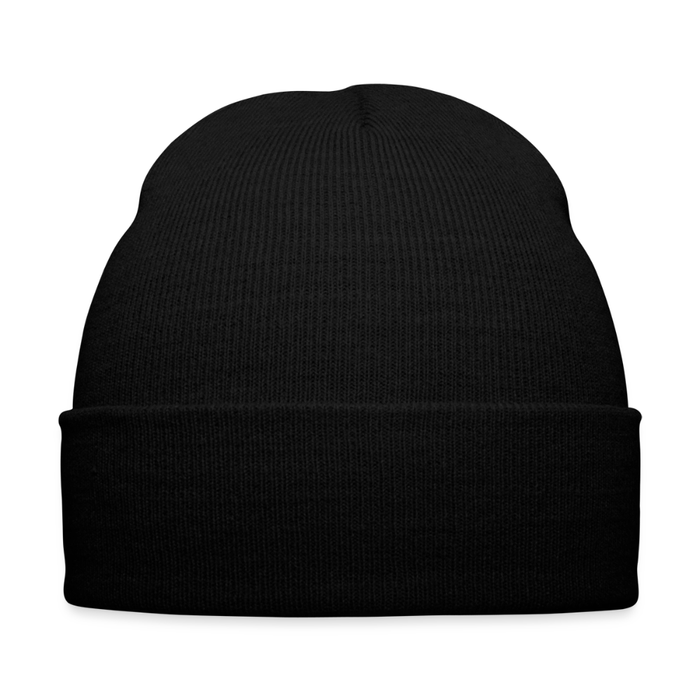 Bestickte Wintermütze - Schwarz