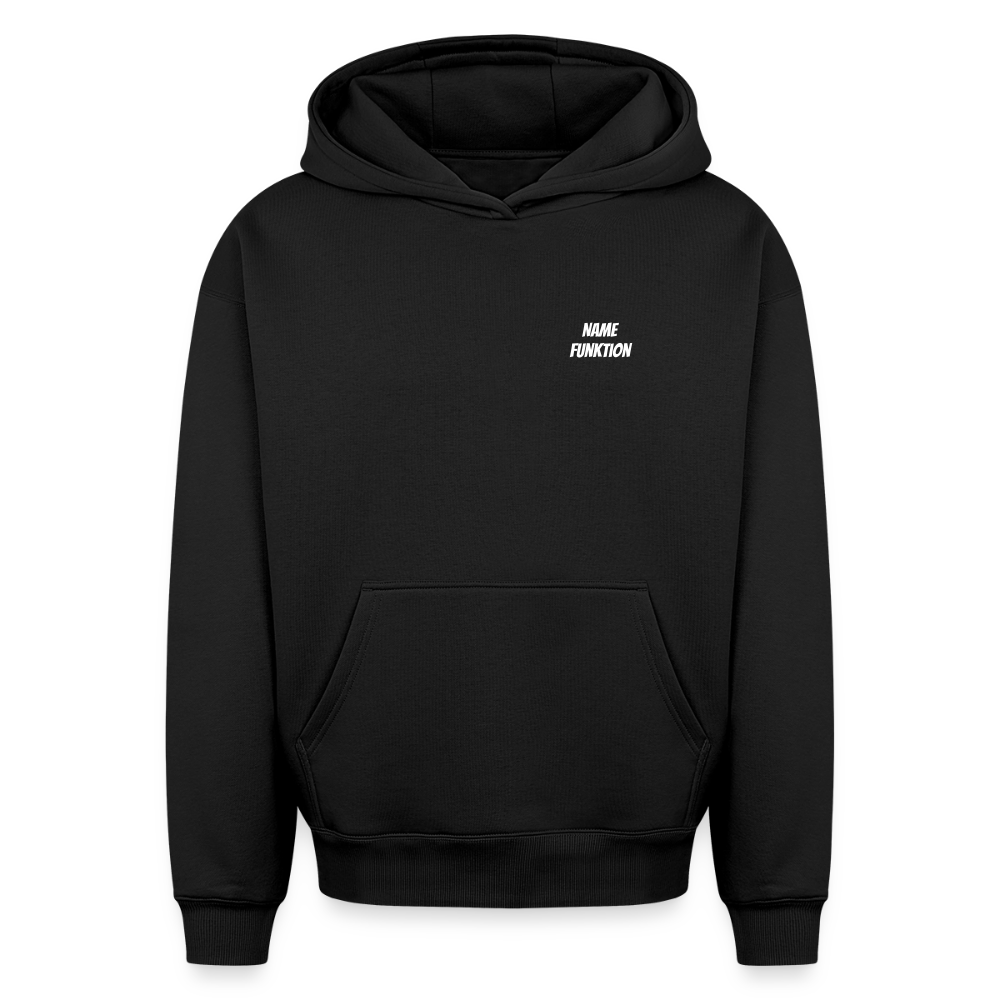 Oversized Heavyweight Unisex Hoodie - Schwarz