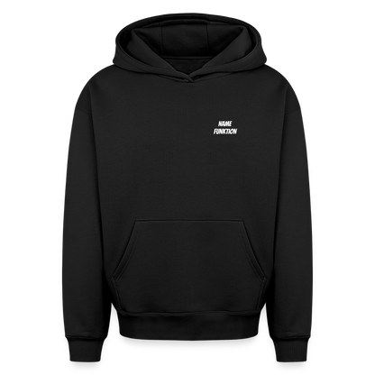 Oversized Heavyweight Unisex Hoodie - Schwarz