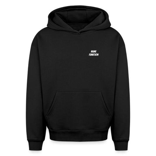 Oversized Heavyweight Unisex Hoodie - Schwarz