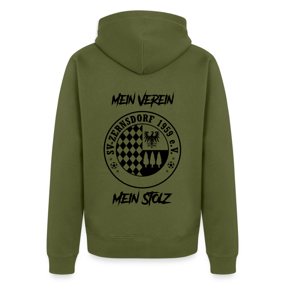 Männer Premium Kapuzenjacke - Khaki