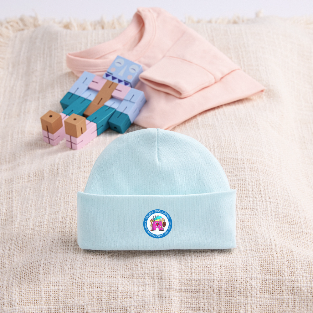 Baby Organic Mütze - Puderblau