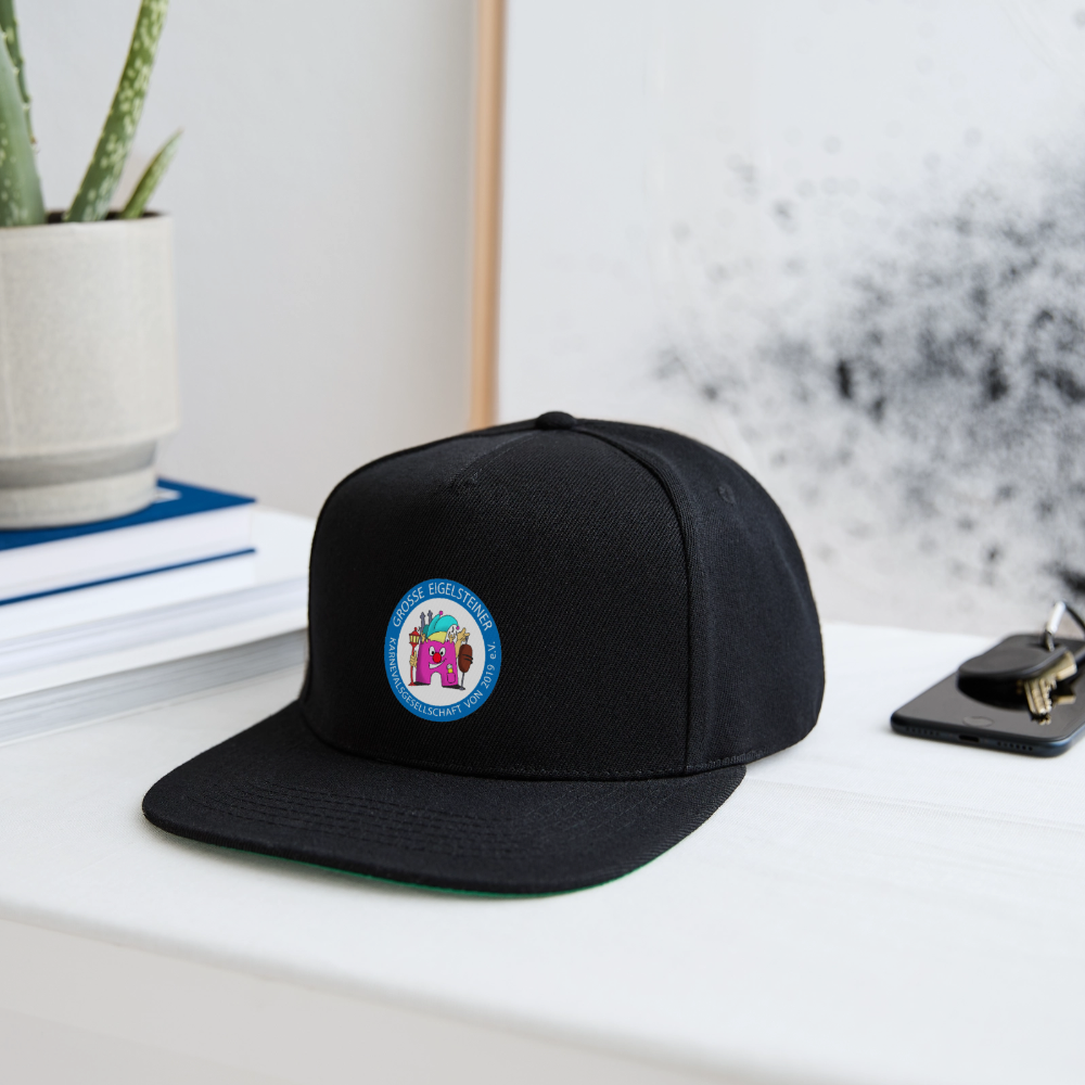 Snapback Cap - Schwarz/Schwarz