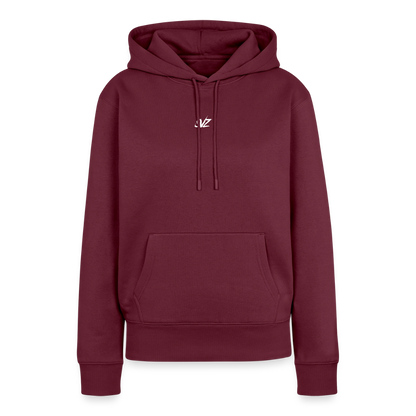 Frauen Premium Hoodie - Burgunderrot
