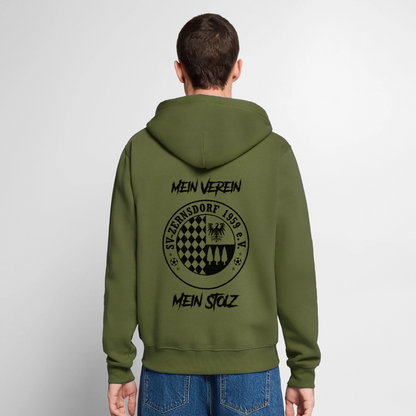 Männer Premium Kapuzenjacke - Khaki