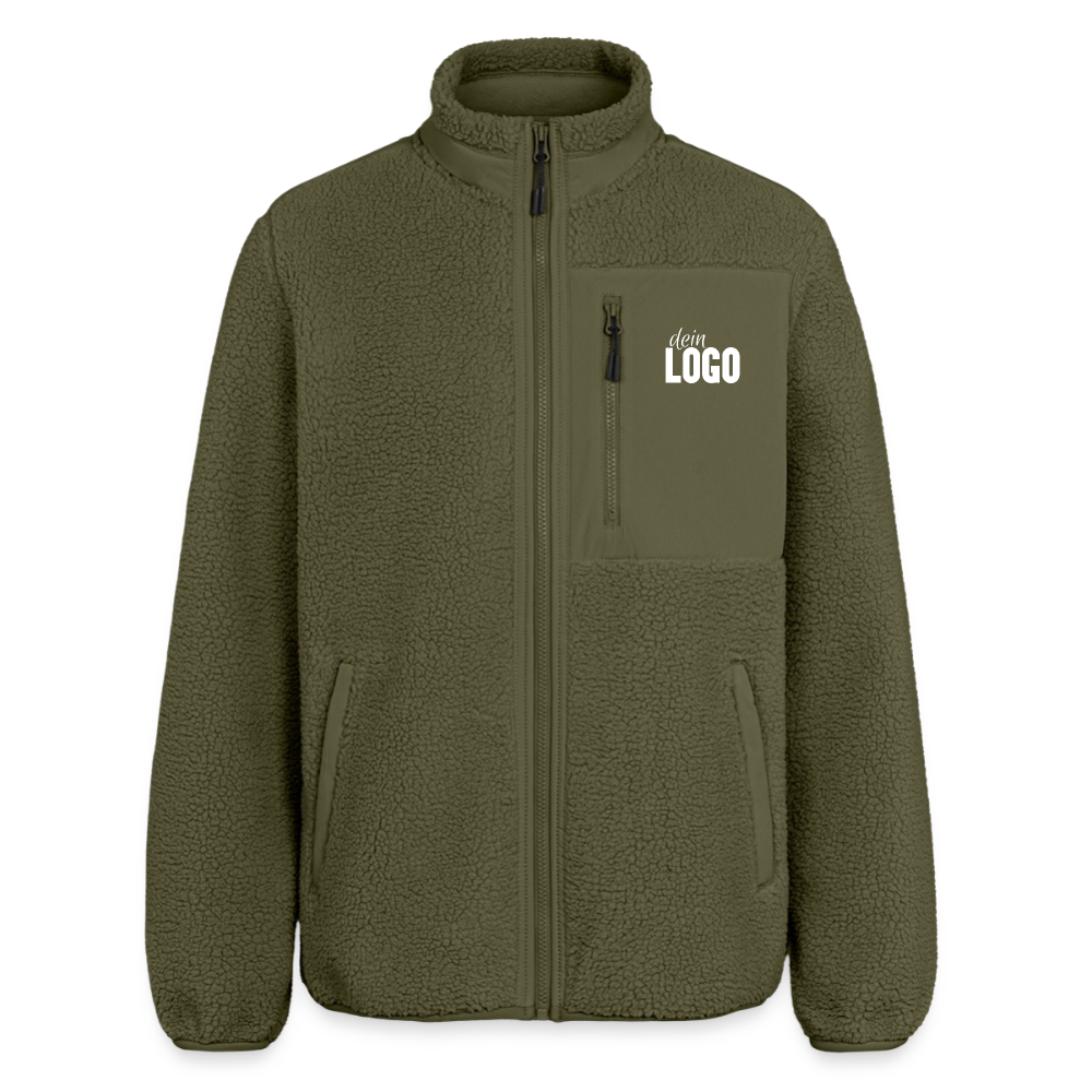 Relaxed Fit Unisex Sherpajacke von Stanley/Stella - Khaki