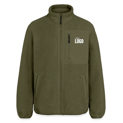 Relaxed Fit Unisex Sherpajacke von Stanley/Stella - Khaki