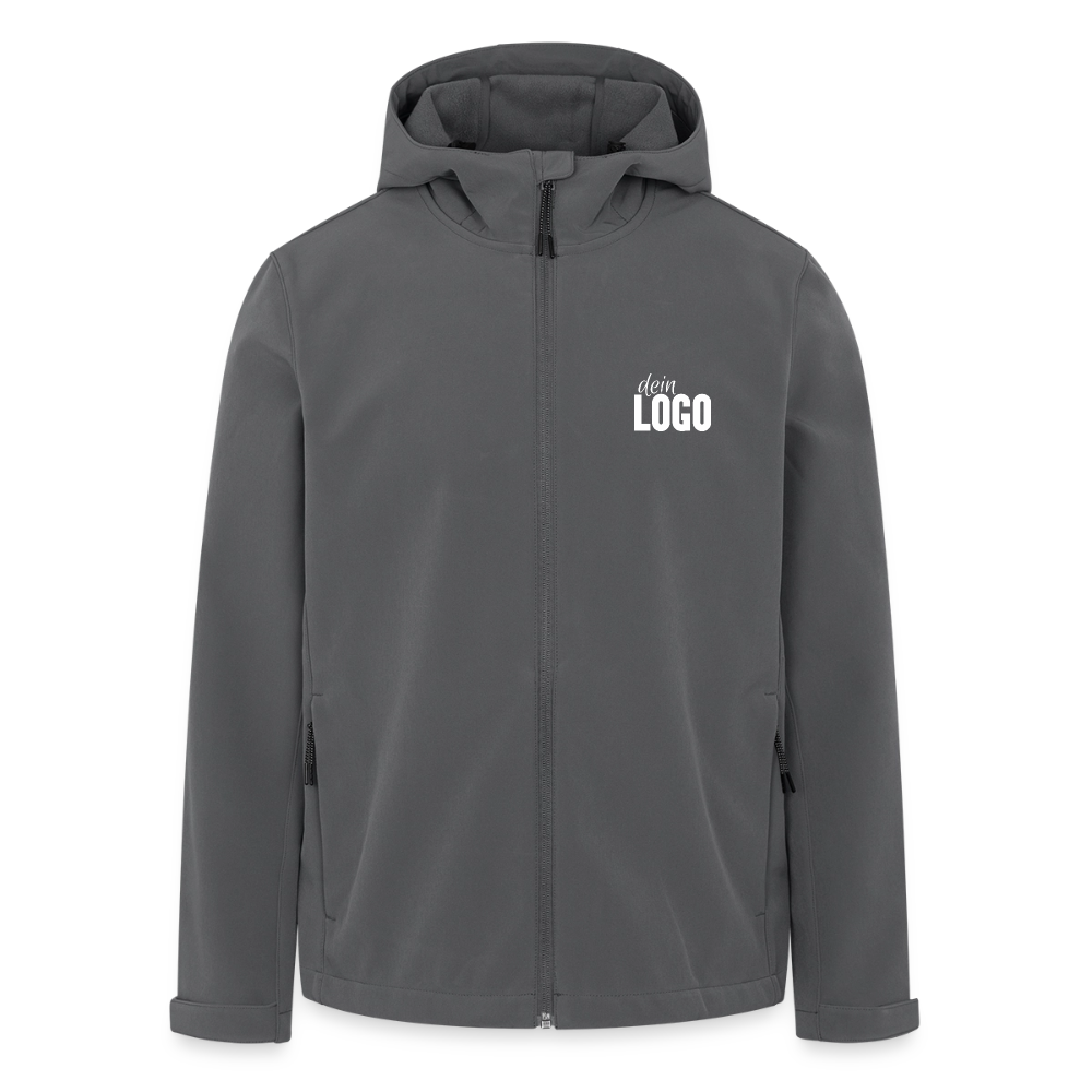Recycelte Männer Softshell-Jacke von Stanley/Stella - Anthrazit