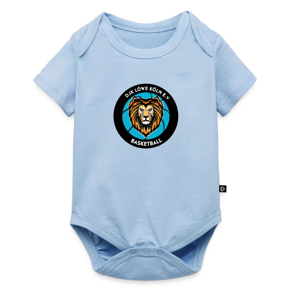 Baby Bio-Kurzarm-Body - Hellblau