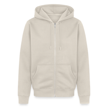 Männer Premium Kapuzenjacke - Beige