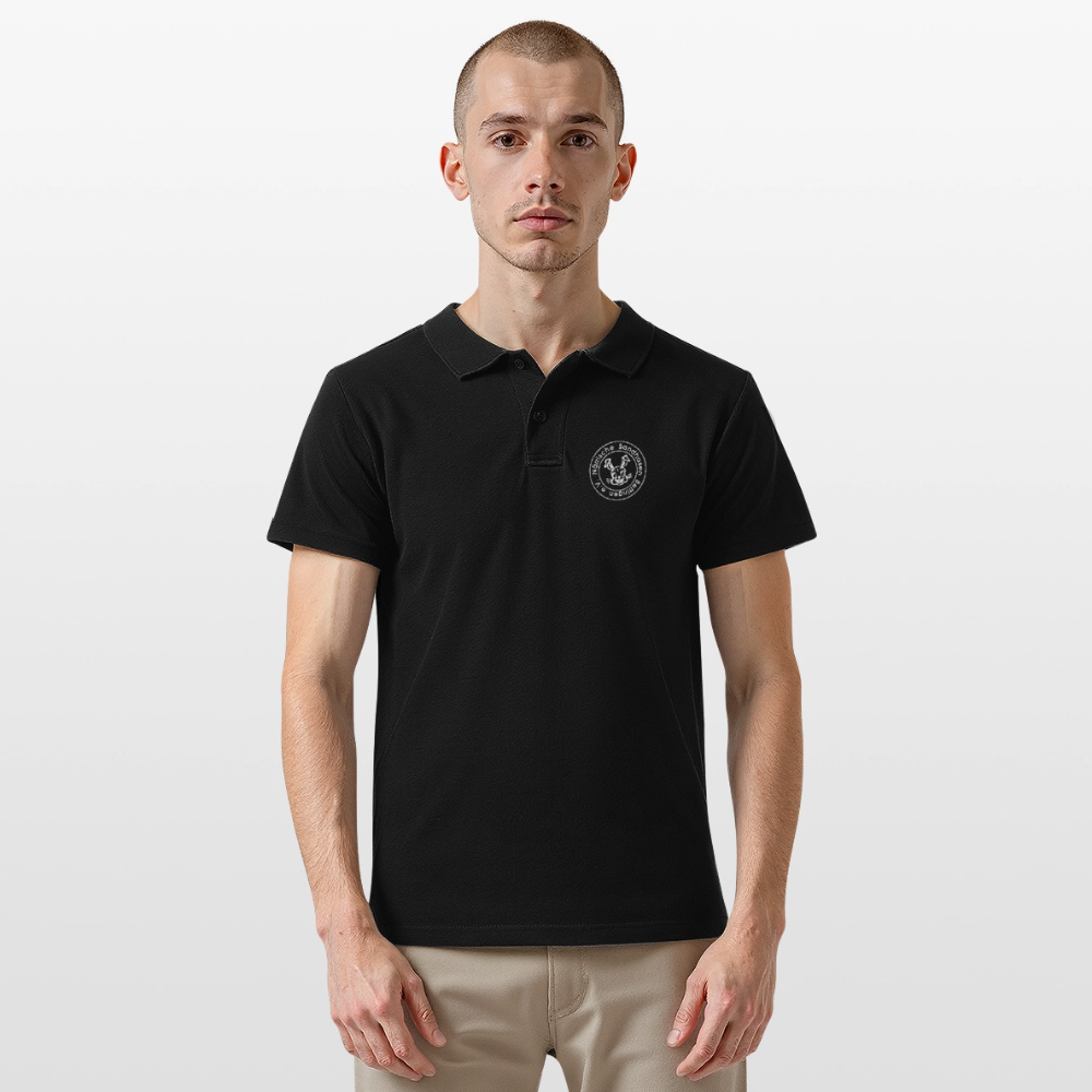 Männer Poloshirt - Schwarz