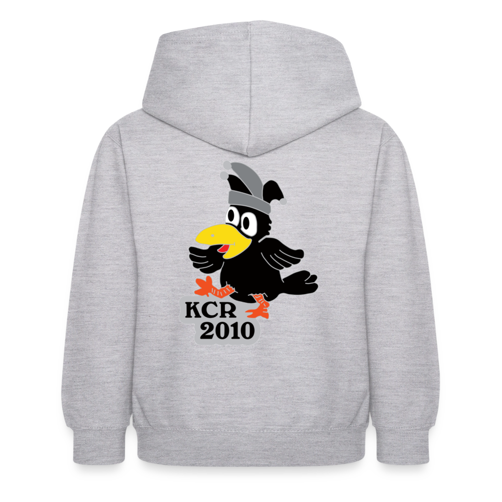 Kinder Hoodie - Hellgrau meliert