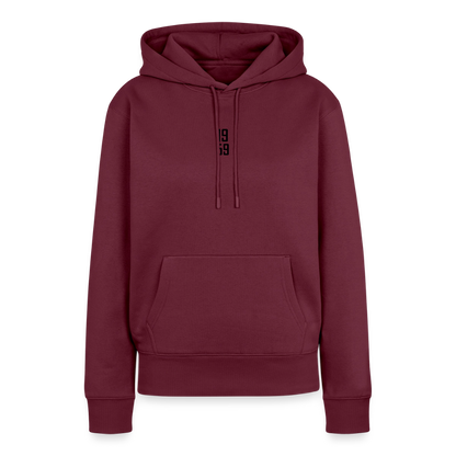 Frauen Premium Hoodie - Burgunderrot