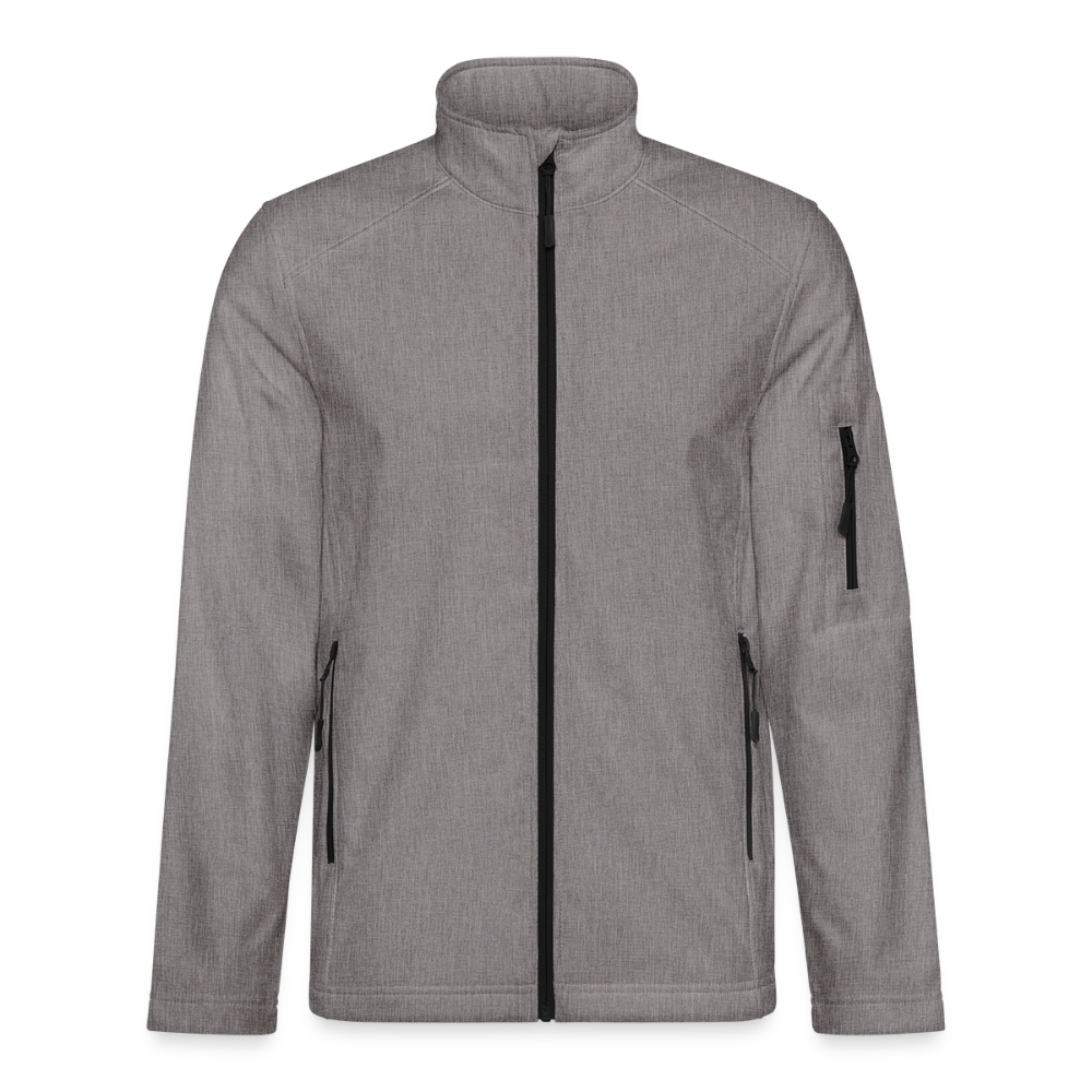 Unisex Softshelljacke - Grau meliert