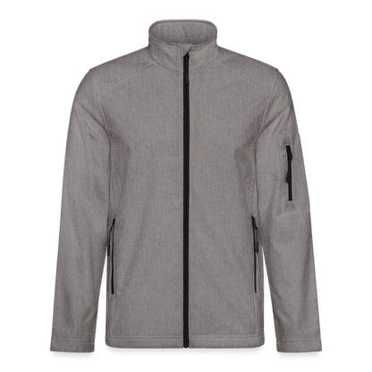 Unisex Softshelljacke - Grau meliert