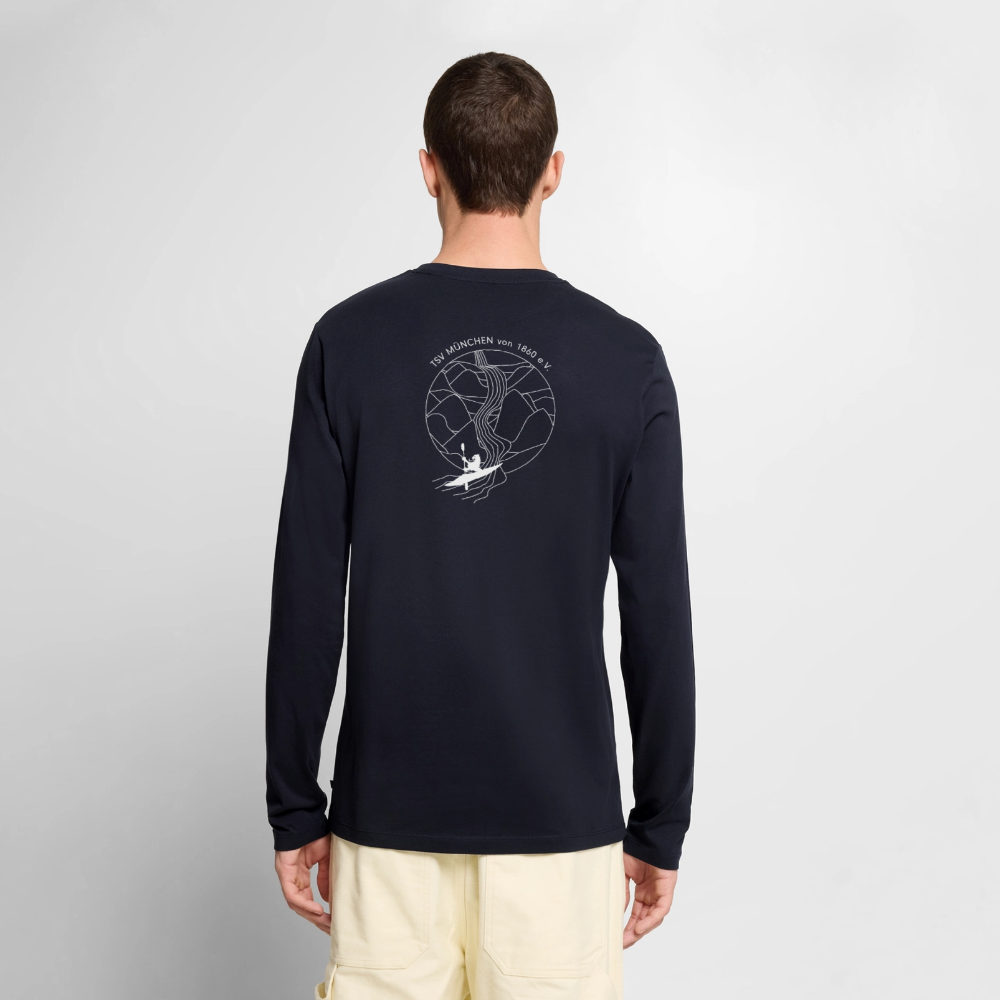Langarmshirt Kajak, verschiedene Farben NEU - Navy