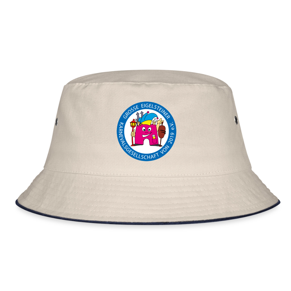 Bucket Hat - Natur/Navy