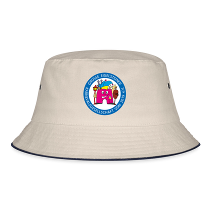 Bucket Hat - Natur/Navy