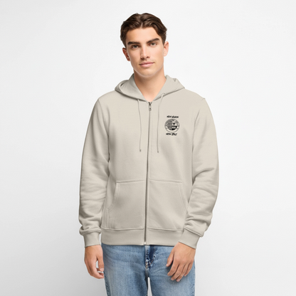 Männer Premium Kapuzenjacke - Beige