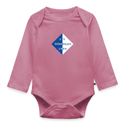 Baby Bio-Langarm-Body - Mauve