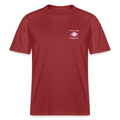 RELAXED FIT Unisex Organic T-Shirt - Erdrot