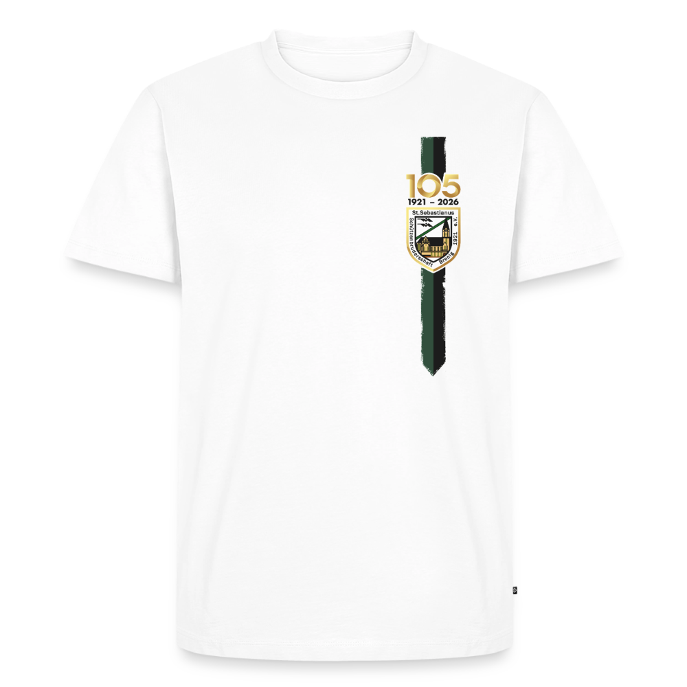 Jubiläums-Shirt Schützen Brenig, weiß NEU - Weiß
