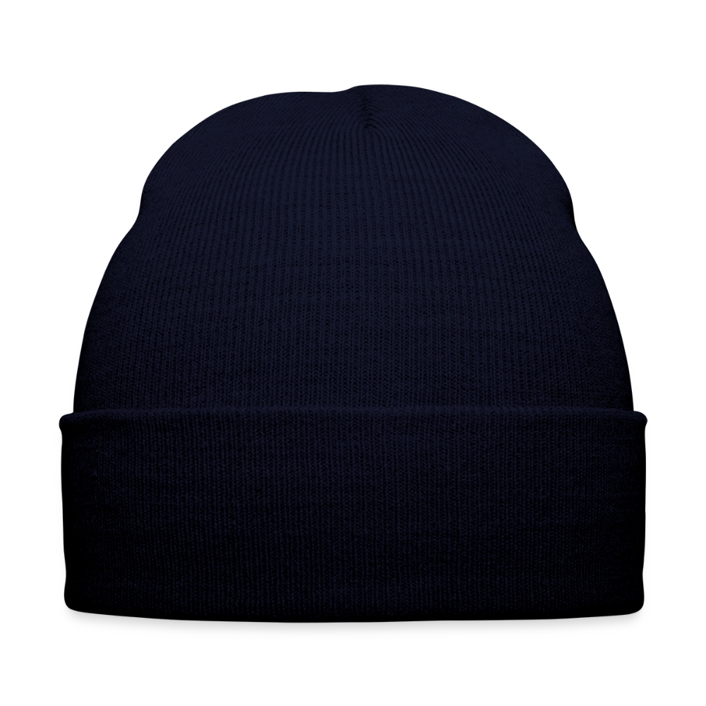 Bestickte Wintermütze - Navy