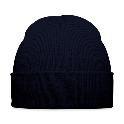Bestickte Wintermütze - Navy