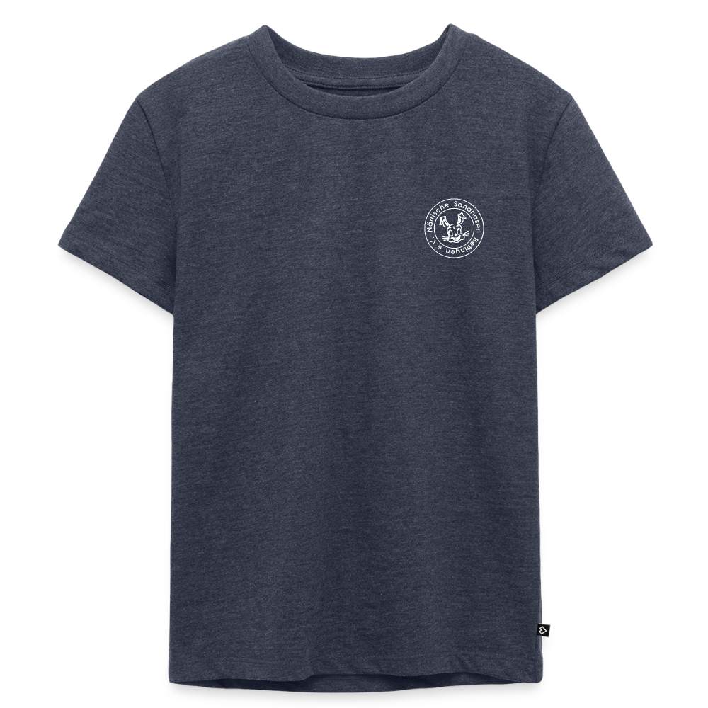 Kinder Premium T-Shirt - Jeansblau 