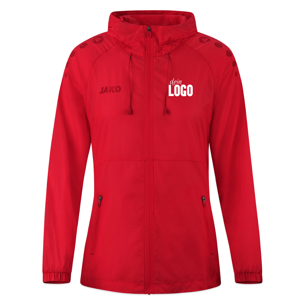 Jako Damen Lightweightjacke Flow - Rot
