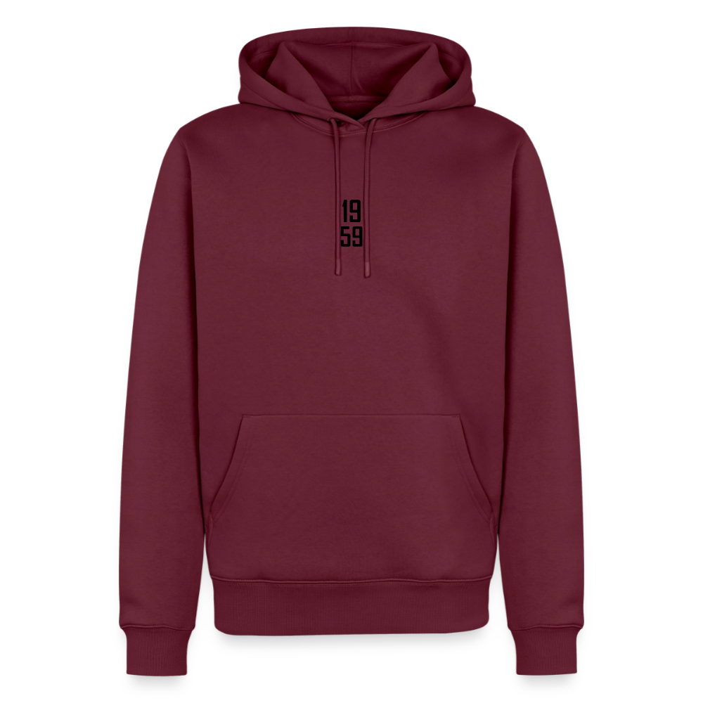 Männer Premium Hoodie - Burgunderrot