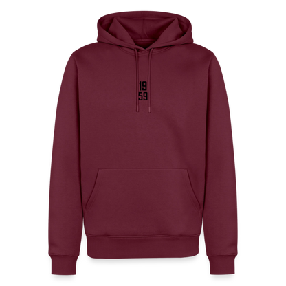 Männer Premium Hoodie - Burgunderrot