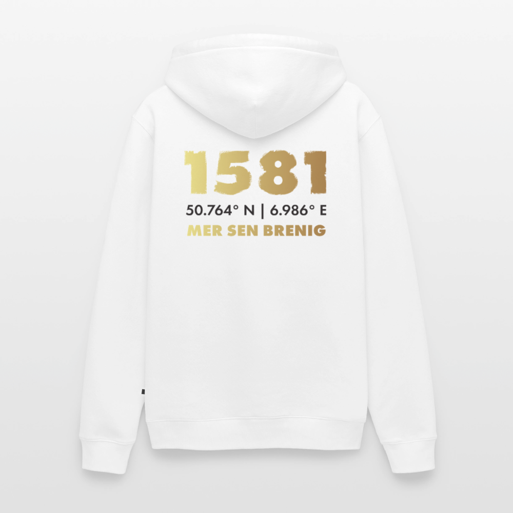 Jubiläums-Hoodie Schützen Brenig, weiß NEU - Weiß