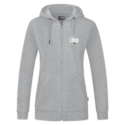 JAKO Frauen Kapuzenjacke Organic - Grau meliert