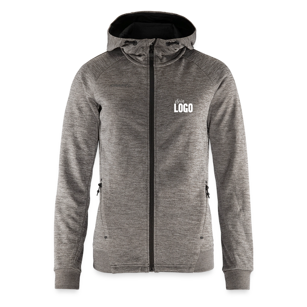CRAFT ADV Unify Frauen Kapuzenjacke - Dunkelgrau meliert